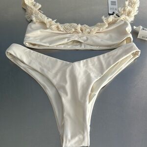 We wore what bikini tassel top with Delilah bottom